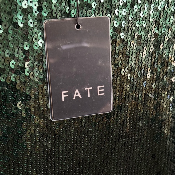 Emerald Green Sequence Dress - new with tags - Small - Picture 4 of 7